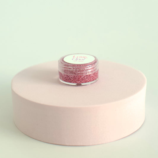 Pink Face Glitter